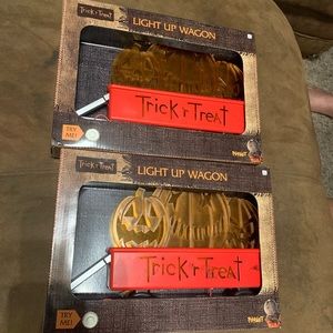 Trick r treat Halloween LED Light up wagon